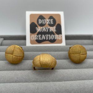 Vintage Avon Ring and Earrings